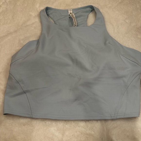 Lululemon Athletica Sky Blue Tank Top with built in bra - Picture 1 of 5